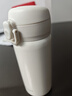 乐扣乐扣（LOCK&LOCK）简约弹跳盖保温杯男女学生高颜值保温保冷水杯随行杯子480ML白色 实拍图