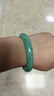 天山翠手镯少女琉璃镯子冰种春绿圆条飘花叮当 空青手镯-内径58MM 实拍图