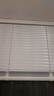 美尔耐免打孔百叶窗帘卧室卫生间浴室厕所防水铝合金厨房升降遮光帘6010 免钉【标准亮光】白色 1平方米 实拍图