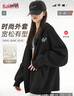 班尼路（Baleno）连帽开衫卫衣女秋冬季2025新款潮牌星星长袖上衣宽松百搭外套女装 实拍图