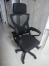 锦汐 电脑椅家用办公椅子靠背人体工学椅学习转椅老板座椅游戏电竞椅 【二代升级款】黑框黑网+乳胶 实拍图