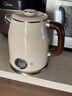 美的（Midea）艺术家电热水壶  烧水壶自动断电保温一体  1.6L大容量电热水壶 316L不锈钢恒温壶 精准控温 63-Q 实拍图