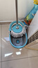 美丽雅旋转拖把替换拖把40cm伸缩杆132cm2布头不带桶拖把杆配件多款适用 实拍图