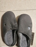 京东京造【温暖御寒】家居拖鞋包跟防滑室内包脚保暖棉拖鞋男碳灰色44-45 实拍图
