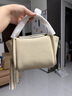 Songmont元宝包mini菜篮子春夏系列设计师款手提斜挎手机包 茯苓白 现货 实拍图