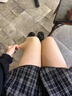 茉寻杨颖同款光腿神器纽扣款可拆卸超自然连裤袜踩脚自然肤薄绒款 实拍图