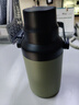 【8成新】小米大肚保温杯 户外保温水壶 双饮保冷杯  316L便携水杯 橄榄绿 1L 实拍图