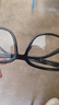 瑾诚近视眼镜男女士潮变色时尚潮可配度数大黑框平光显脸小平光眼镜框 2211中大框【精美礼盒】 0度防蓝光镜片/无度数试戴选项 实拍图