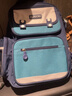 Edison小学生书包护脊减负反光大容量防泼水防下坠儿童背包2213-1蓝绿 实拍图