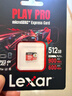 雷克沙（Lexar）512GB TF（MicroSD Express）存储卡 读900MB/s 写600MB/s  游戏机Switch2专用内存卡（PLAY PRO） 实拍图