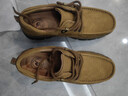 骆驼（CAMEL）磨砂牛皮男士工装大头休闲皮鞋 G13A307163 驼色 41  实拍图