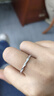 米蔓（MIMORE）S925银莫比乌斯环戒指女小众设计ins简约素圈食指戒子可调节指环 实拍图