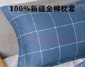 洁丽雅（Grace）7A抗菌全棉枕套100%棉枕头套成人大号枕套家用一对装48*74cm 实拍图