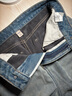 唐狮（TonLion）2025秋女后口袋刺绣加绒牛仔裤 浅牛仔蓝 28 实拍图
