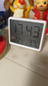 汉时（Hense）室内温湿度计闹钟厨房时钟冰箱贴磁吸电子钟桌面时钟电子表挂钟台钟 HA8218白 实拍图