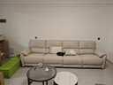 芝华仕头等舱多功能零靠墙真皮客厅电动沙发棉白3.38M法式奶油11323 实拍图
