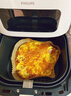 飞利浦（PHILIPS）海星空气炸锅 家用5.6L实用大容量 可视免翻面 智能触屏 多功能全自动 送礼 HD9257/20  实拍图