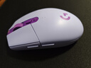 罗技（G）G304 LIGHTSPEED无线鼠标 游戏鼠标 轻质便携 鼠标宏 绝地求生FPS英雄联盟吃鸡 生日礼物 紫色 实拍图