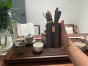 久堂功夫茶具配件黑檀木茶道六君子茶刀勺茶夹三件套泡茶工具套装用品 (壹品)黑檀木茶道六君子 实拍图