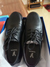 意尔康皮鞋男软底舒适商务休闲鞋春秋圆头系带新款 53429W 黑色 40 实拍图