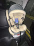 Heekin德国 儿童安全座椅汽车用0-4-12岁婴儿宝宝360度旋转ISOFIX硬接口 尊享灰(遮阳棚+上拉带+侧保护) 实拍图