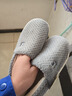 京东京造【厚底防滑】棉拖鞋男秋冬拖鞋室内居家毛拖保暖全包深灰色44-45 实拍图