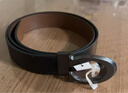 蔻驰（COACH）【品牌直供】男士板扣双面宽版腰带皮带35MM黑色CQ013 实拍图