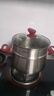 爱仕达（ASD）汤锅 316L食品级不锈钢蒸煮一体锅 24CM煮粥锅B5-Z 实拍图