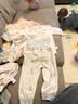 童泰宝宝套装春秋季纯棉婴儿衣服男女儿童家居服内衣秋衣秋裤套头睡衣 蓝色【高腰款 50S高支】 73 cm（肩开按扣）(偏大,建议选小一码) 实拍图