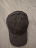 啄木鸟破洞棒球帽子男女通用斜纹棉鸭舌帽显脸小加大加宽帽檐软顶遮阳帽 灰色 均码 帽围可调(头围55-60cm) 实拍图