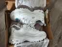 斯凯奇（Skechers）蕾丝熊|秋冬季女鞋熊猫鞋经典老爹鞋休闲鞋小白鞋11959 白色/WHT 37 尺码偏大，建议选小半码 实拍图