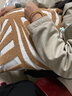 范爷家奶油色抱枕套ins风靠垫套沙发客厅靠背床上现代简约棕色枕套子 实拍图