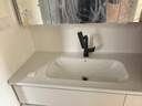 顾家家居浴室柜陶瓷一体盆洗手脸盆柜组合镜柜卫浴柜镜柜洗漱台G-06753 120cm|美妆收纳+照明除雾|珍珠白 实拍图