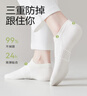 猫人女士袜子女100%纯棉抗菌防臭吸汗防滑隐形袜百搭休闲短袜女5双装 实拍图