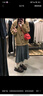 相伊恋人针织外套女25年春秋季新款毛衣外搭中长款宽松开衫慵懒风韩版上衣 卡其色 均码 【建议80-140斤】 实拍图
