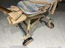 smartstroller遛娃神器婴儿推车可坐可躺轻便折叠双向高景观0-6岁用宝宝溜娃车 香槟金(铝合金车架+3D舒适透气) 实拍图