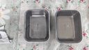 不锈钢保鲜盒带盖分装收纳盒蔬菜保鲜冷冻层冻肉类冰箱食物餐饭盒 【活动中】2盒2盖 实拍图