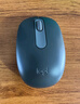 罗技（Logitech）M196 无线蓝牙鼠标 办公鼠标 笔记本商务办公家用 小巧便携 对称手型 石墨灰 实拍图