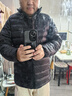 京东京造【air+零压羽绒】轻薄羽绒服男外套冬立领白鸭绒 曜石黑XL 实拍图