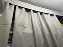 哈骆顿（HALODN）床帘学生宿舍床帘上铺下铺99%强遮光寝室加厚隐私帘子不透光蚊帐 薄款99%遮光-灰色上铺(2片帘+顶) 【高品质遮光系列-店长推荐】 实拍图
