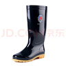 品之德 高筒雨鞋 户外雨天耐磨水靴不易滑雨靴 防水胶鞋 黑色高筒41 实拍图