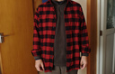 优衣库男女装法兰绒格子衬衫长袖衬衣薄外套25秋冬480772 480772/15珊瑚红色 M 实拍图