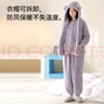 猫人（MiiOW）女士睡衣女秋冬珊瑚绒情侣款睡衣加绒加厚可保暖冬天外穿家居服 实拍图