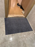 入户门前地垫可裁剪玄关鞋垫家用门垫进门加厚垫子大门口防滑地毯 灰色【TPR七条纹】 80*120厘米 实拍图