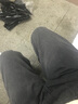 京峋牛仔裤男士秋冬季美式潮牌加绒直筒裤男生复古宽松阔腿休闲长裤子 A62黑灰色【常规款】 L 实拍图