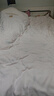 北极绒（Bejirog）加厚牛奶绒四件套冬季珊瑚绒双面法兰绒被套床单床笠轻奢加绒床品 山茶奶白+暖卡其【加厚牛奶绒】 1.5m 床单款 四件套-被套200*230cm 实拍图