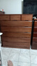 冯派 实木斗柜五斗柜现卧室代简约客厅抽屉式收纳柜子储物柜 100-6菱形100*45*112.5cm 实拍图