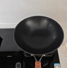 三禾炒锅无涂层铁锅不粘锅炒菜锅炒锅不锈燃气专用黑色圆底TC32T10 实拍图