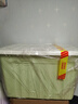 SPACEXPERT 衣物收纳箱特大号塑料整理箱车载储物箱80L绿色 1个装 带轮 实拍图