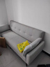 多功能折叠沙发床两用小户型简约猫抓皮家用客厅公寓懒人可躺可睡 浅灰色【猫抓皮】 双人位 1.4m 实拍图